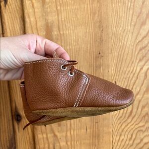 Mon Petit | Brown ‘The Oxford’ Leather Kids Shoes